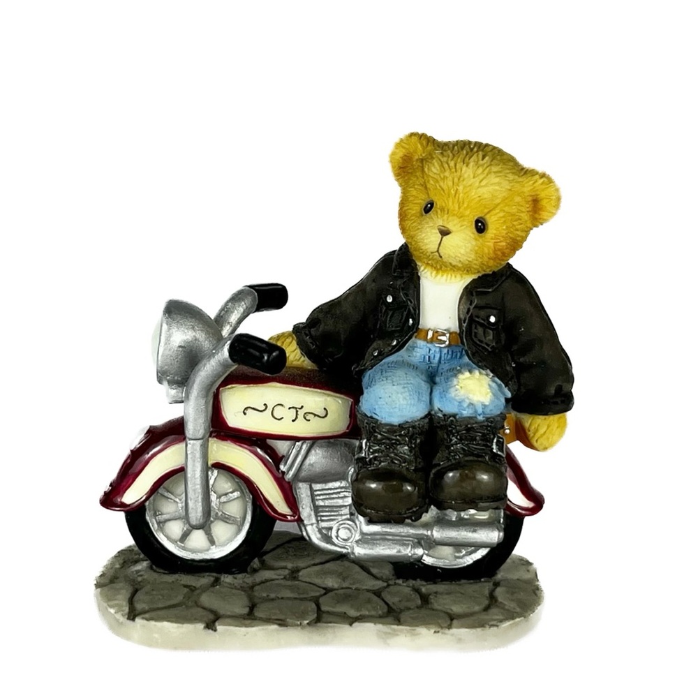 Cherished Teddies Rocky Figurine 118322 – “On the Road of Life” w/ Box – 2004